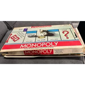 Vintage 1970's Parker Brothers original Monopoly Board Game